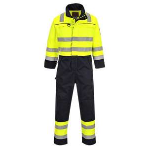 PORTWEST - FR60YNR4XL Combinaison haute visibilité multi-normes jaune/bleu marine-EAN 5036108197651 WORKWEAR RÉSISTANT AUX FLAMMES - Product Image 1
