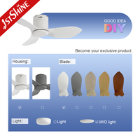Ventilateur de plafond professionnel de qualité supérieure 1stshine, 36 pouces, pales en ABS, commande intelligente, utilisation intérieure/extérieure, robuste
