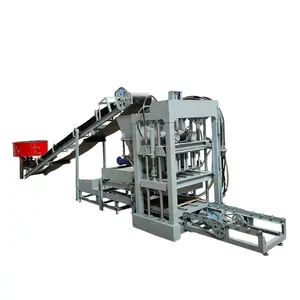 Máquina de construcción de bloques de enclavamiento de hormigón, máquina automática de fabricación de bloques de cemento, precio a la venta
