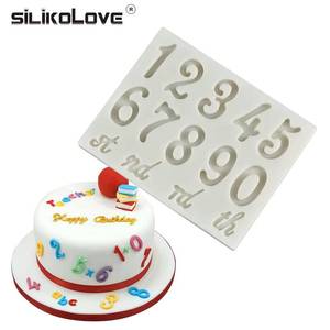 Number and Letter Shaped Gummy <b>Silicone</b> DIY Baking Craft Cake Decorating <b>Tool</b> Chocolate Mold - Product Image 2
