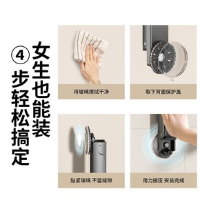Suction Cup Folding Clothes <b>Drying</b> <b>Rack</b> Wall Mounted Extendable Indoor Space Saving Clothing Organizer Rectangle Shape - Product Image 4