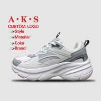 Aks Chaussures Usine Nouveau Design Rétro Personnalisé Chaussures pour Hommes Plateforme de Luxe Chaussures Baskets Légères Chaussures de Marche Décontractées