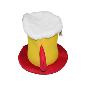 Sombrero de Cerveza <span class=keywords><strong>Cora</strong></span>, Talla Única Ajustable, Hecho a Mano, de Poliéster, Sombrero de Personaje, para Deportes, Pesca, Playa, Actividades al Aire Libre, Halloween, Bar, Fiesta - Product Image 4