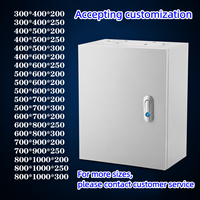 Boîte de distribution extérieure en métal inoxydable avec revêtement en poudre, étanche, niveau de protection IP65