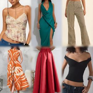 Clearance of Women's Summer High-quality Dresses, Tops, T-shirts, Pants Mixed Style Second-hand Clothing Wholesale - Product Image 5