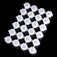Bview Art 3ml * 6 Mini Art Réutilisable Vide Pots de Peinture Bandes de Peinture pour Peinture Acrylique