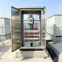 Armoire de commande de convertisseur de stockage d'énergie Fuken, 3 phases, 380V, en acier, étanche IP55, panneau de distribution extérieur pour usine, garantie 1 an