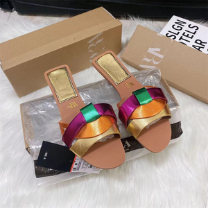 <strong>2026</strong> New Ladies Flat Slippers Summer <strong>Fashion</strong> Leather Sandals Slippers Female Outdoor Babouches <strong>Women</strong> Slides Slippers - Product Image 6