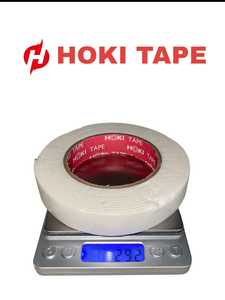 Hoki Color Blanco 22mm X 3M Cinta doble Espuma 2mic Material EVA Ofrece una fuerte adhesión para tareas de decoración de pintura Doble cara - Product Image 5