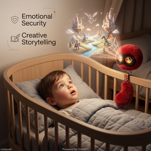 Cuteyeah BL139 Juguete de Peluche Eléctrico Amarillo Sol, con ChatGPT, LED Inteligente, Multilingüe, para Interacción Diaria, Novedad 2026, Regalo para Niños, ODM, Venta al Por Mayor - Product Image 2