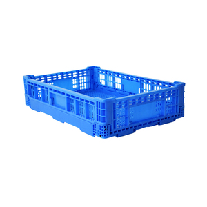 Tiết Kiệm Không Gian 600*400*230Mm Đóng Mở Stackable Gấp Mua Sắm Nhựa Lưu Trữ Có Thể Gập Lại Tote Thùng - Product Image 3