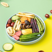 Ycoyco 250 gramos de Patatas y Calabaza Crujientes, Vegetales Mixtos Deshidratados, Listos para Comer, Snacks Salados