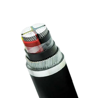 Câble d'alimentation blindé A2XFY/2XFY-A2XWY/2XWY Cu/Al/XLPE avec armure en fil d'acier 240 mm² 4 conducteurs