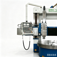 Machine à tourner verticale robuste DRC Machinery CK5225Q, manuelle, pour le traitement des métaux, construction, roulement 380/220V, garantie d'un an