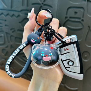Creative Simulation Keychain Cute Cartoon Plastic Keychain for School Bag Pendant Small Gift for Boy Fans