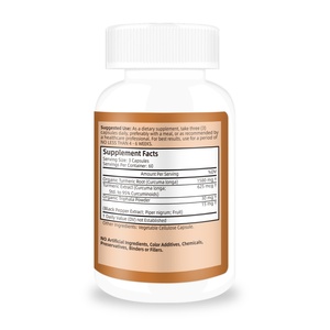 Suplemento de Cúrcuma de Alta Potencia con Curcumina 2250mg para Adultos, Apoya la Salud de las Articulaciones, Cápsulas de Cúrcuma - Product Image 4