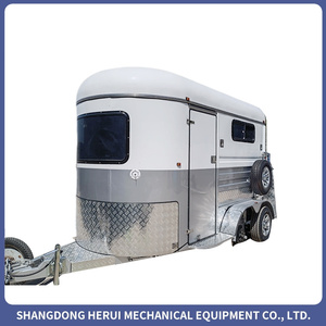 Fine Custom 2-Horse Straight Load Equine <b>Float</b> with Storage Cupboard for European Standard Transport - Product Image 5