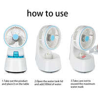 Humidificateur d'air ultrasonique 2 en 1, diffuseur d'arôme et d'arôme de table, à pince, version 2020