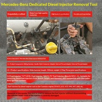 Outil de démontage/d'assemblage d'injecteur haute pression pour moteur diesel Mercedes-Benz en alliage