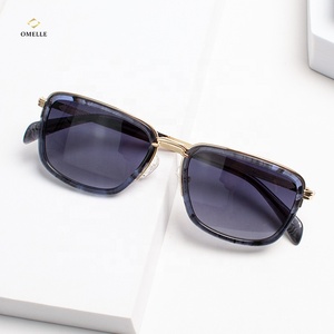 Lunettes de soleil classiques en acétate, rectangulaires en métal, avec Logo personnalisé, meilleures ventes, <span class=keywords><strong>2022</strong></span> - Product Image 1