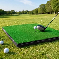 Tapis de golf portable 100x100cm pour entraînement en extérieur, bureau ou intérieur, base résiliente, tapis d'entraînement de golf, fournisseur en gros