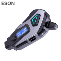 Aksesori Mikrofon Speaker Helm Motor Nirkabel Eson yang Dapat Disesuaikan dengan Headset On-Ear Tahan Air untuk Perekaman DV dan Fotografi