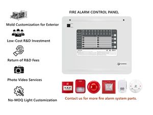 공장 자동 제어 패널 화재 방지 가스 소화 시스템 화재 경보기 제어 패널 - Product Image 3