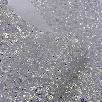 Tissu en faux cuir à paillettes géométriques multicolores brillantes et épaisses pour la fabrication de nœuds pour les cheveux/artisanat/décoration/chaussures