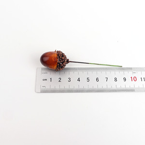 Piccole Decorazioni Natalizie Ecologiche in Schiuma da 3cm a Forma di <span class=keywords><strong>Pigna</strong></span> e Castagna con Filo, Confezionate in Sacchetti o Scatole - Product Image 2