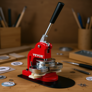 Machine à fabriquer des badges Vevor 58 mm, kit de presse manuelle pour badges ronds en métal - Product Image 2