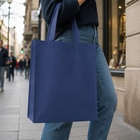 Sac fourre-tout carré pliable en toile de coton biologique recyclé, couleur et logo personnalisés, certifié GOTS GRS