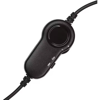 Casque filaire stéréo Logitech H151 avec annulation active du bruit, étanche IPX6, commande tactile, pour usage professionnel/bureau, multi-appareils