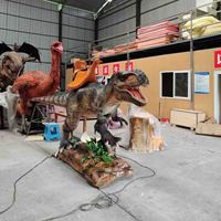 Dinosaure animatronique mécanique de parc d'attractions