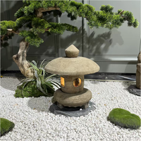 Lanterne en granit de style japonais populaire pour la décoration de jardin, sculptures de jardin, éclairage extérieur, sculpture lumineuse de jardin