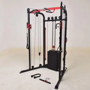 Machine multifonctionnelle de <span class=keywords><strong>musculation</strong></span> de haute qualité avec <span class=keywords><strong>poulie</strong></span> double réglable et Smith Machine pour l'entraînement en salle de sport - Product Image 2
