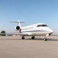 Bombardier Challenger 604 de 2001, avion d'affaires, 11 places, 9200 heures de temps total d'utilisation