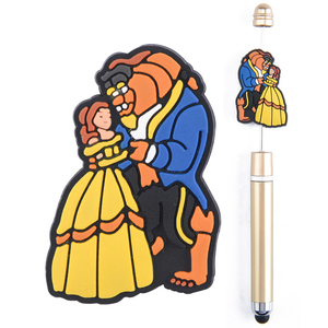 Venta caliente Animal masticable Focal Bead DIY Silicona Focal Beads Accesorios BPA Free Baby Silicone Focal Beads - Product Image 1