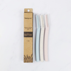 Set <span class=keywords><strong>Rasoio</strong></span> Ecologico con Logo Personalizzato, Rifinitore per Sopracciglia <span class=keywords><strong>e</strong></span> <span class=keywords><strong>Rasoio</strong></span> per Trucco - Product Image 4