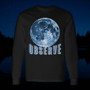 Observe The Moon Night Camiseta de manga larga Full Moon - Product Image 3