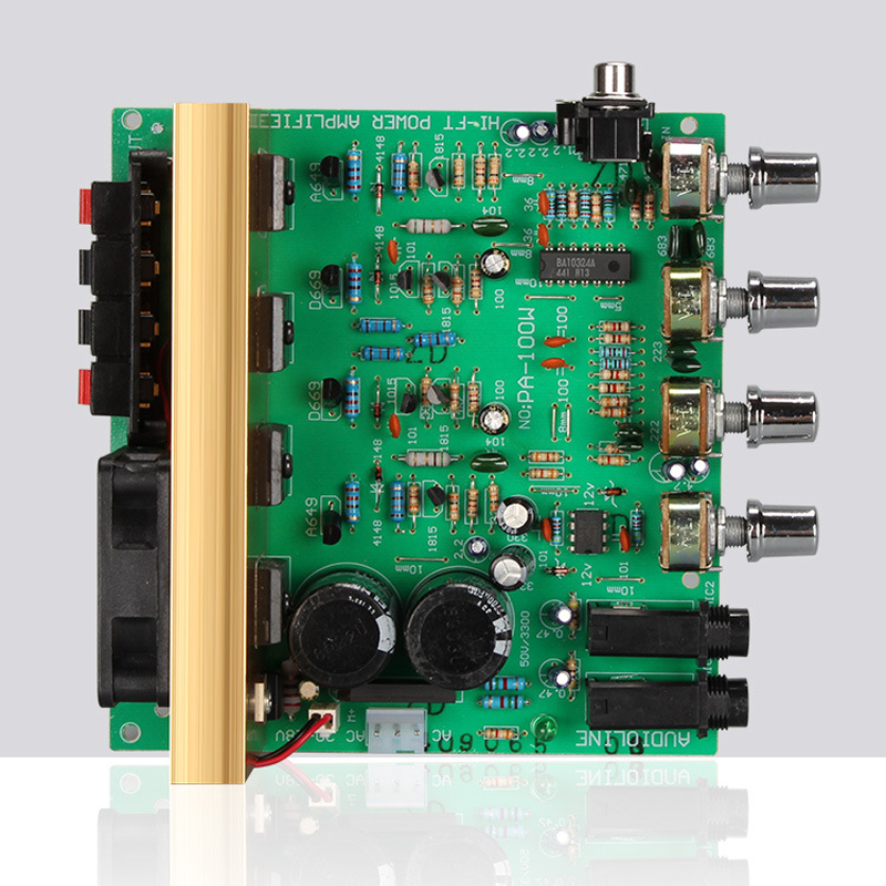 100W 100W2.0チャンネルA1633C4278チューブDIYアンプファン付き