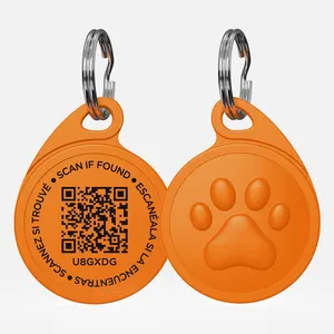 Custom Cheap Durable QR Code Pet Dog ID Tag