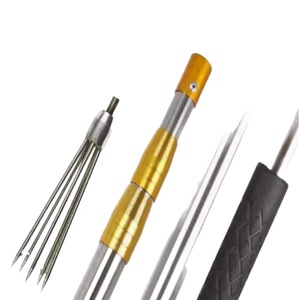 Edelstahl Teleskops tange Stacheldraht Speer kopf Komplett set Gehärteter Verdickter Angels peer Praktisches Angeln - Product Image 2