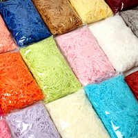 100g de papier de remplissage pour boîte cadeau, jetable, recyclable, biodégradable, écologique, plissé, texturé soie, en provenance du Guangdong