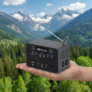 Oem Mobile Backup Rechargeable Battery Electric 100w Portable Lifepo4 Solar Charging Power Station with FM for Home <b>Camping</b> - Product Image 4