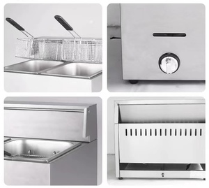 Restaurant Deep Gas <b>Fryer</b> Commercial Deep <b>Fryer</b> Gas Electric Deep <b>Fryer</b> <b>Machine</b> - Product Image 2