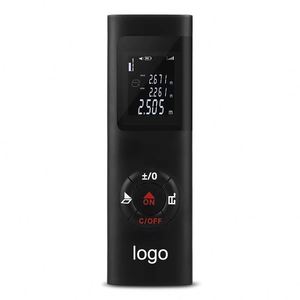 เครื่องวัดระยะเลเซอร์แสงสีแดงขนาดเล็กพิเศษ 40 ม. วัสดุ ABS ชาร์จผ่าน USB-C รับทำโลโก้ตามสั่งเพื่อการส่งเสริมการขาย - Product Image 1