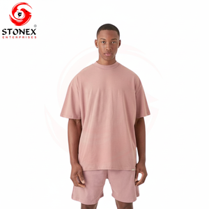 Service OEM de haute qualité 100% pur coton hommes chemises et shorts ensemble 2 pièces conception personnalisée hommes chemises et shorts ensemble pour garçons - Product Image 1