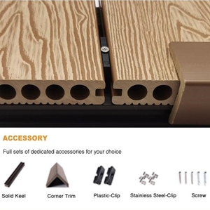 SHENGCHENG - Tarima de Madera Compuesta de Plástico (WPC) con Textura de Madera, Impermeable, con Relieve 3D, para Exteriores - Product Image 3