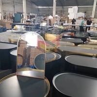 Distortion-free Float Glass or Sheet Glass Polished Aluminum Mirror Sheet Manufactured by China Foshan Factory