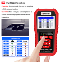 Escáner KONNWEI KW890 OBD2, lector de código de coche mejor valorado, herramienta de diagnóstico con reinicio de aceite OBD2 y probador de batería